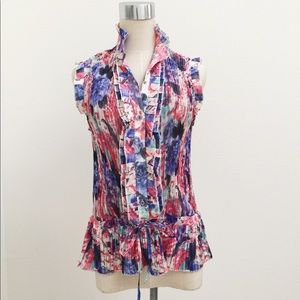 Pleated Forever 21 blouse